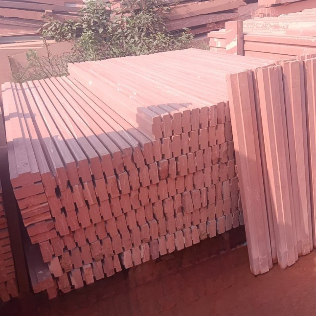 Red Stone Door Frame